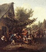 DUSART, Cornelis Village Feast dfg Norge oil painting reproduction